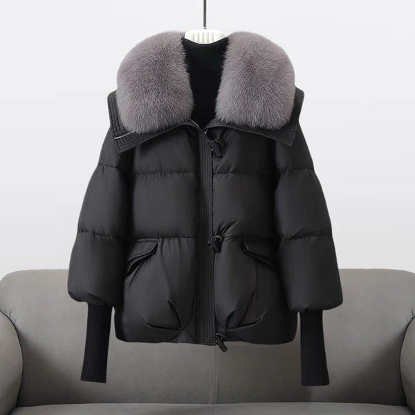 Valentina Rossi Women's Glam Puffer Jacket - Stylish & Warm Winter Outerwear