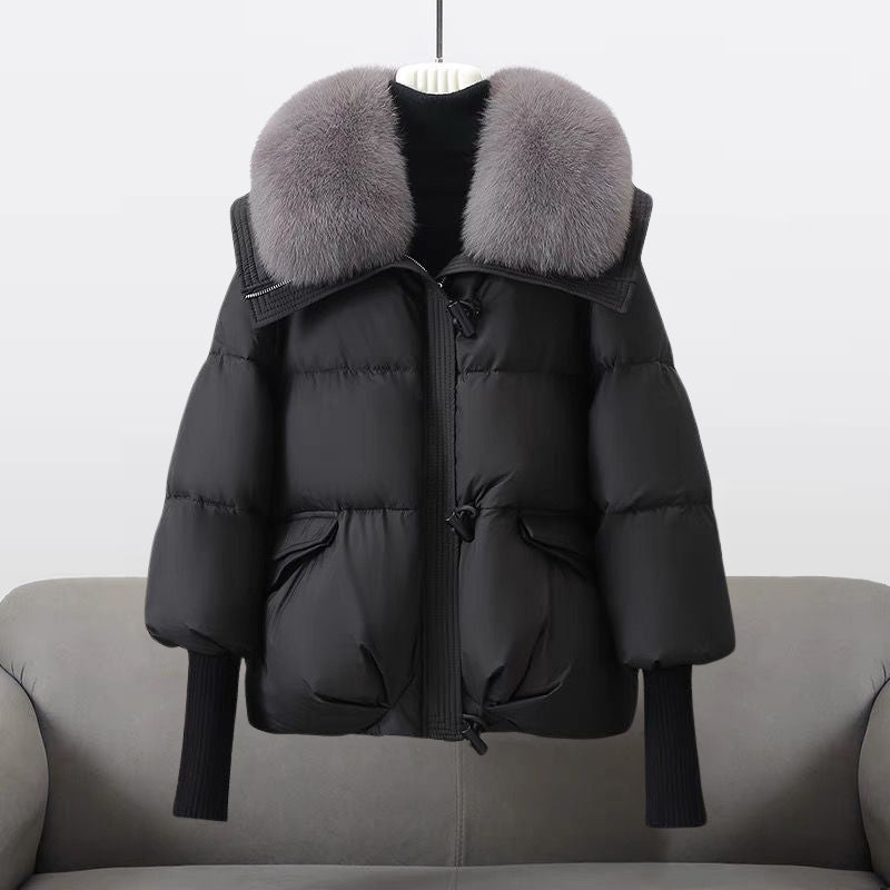 Valentina Rossi Women's Glam Puffer Jacket - Stylish & Warm Winter Outerwear