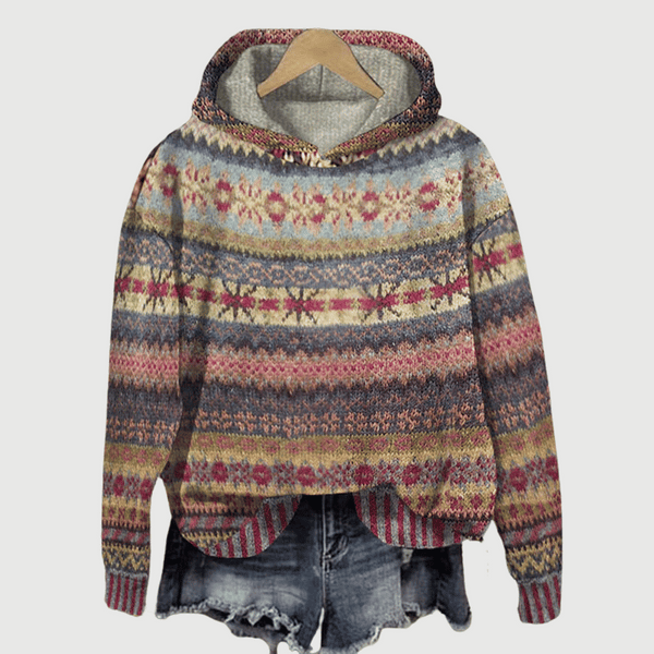 Chic Women's Cozy Sweater - Stylish & Warm Knit Pullover for Fall & Winter Fashion