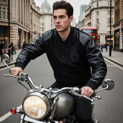 Men's Black Style New York Varsity Jacket