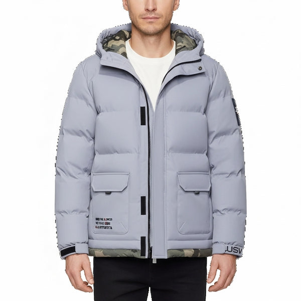 M-5XL Winter Windproof Parkas Men's Jacket Keep Warm Windproof Parkas with Hood Thick Multi-Pocket High-Quality Coat