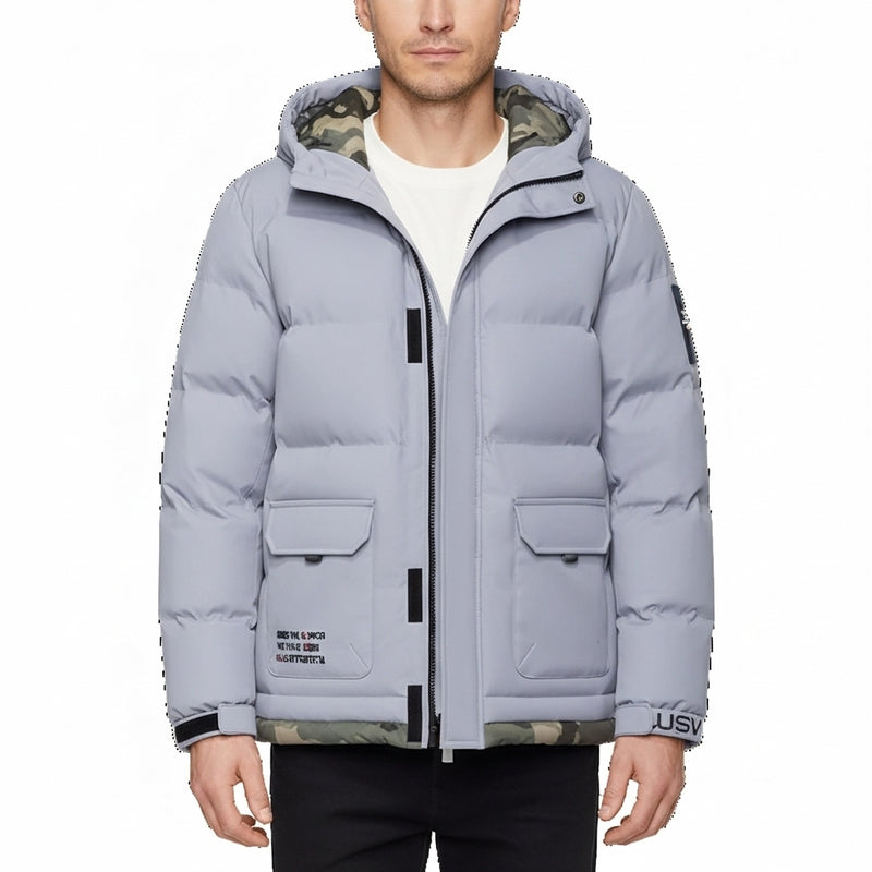 M-5XL Winter Windproof Parkas Men's Jacket Keep Warm Windproof Parkas with Hood Thick Multi-Pocket High-Quality Coat