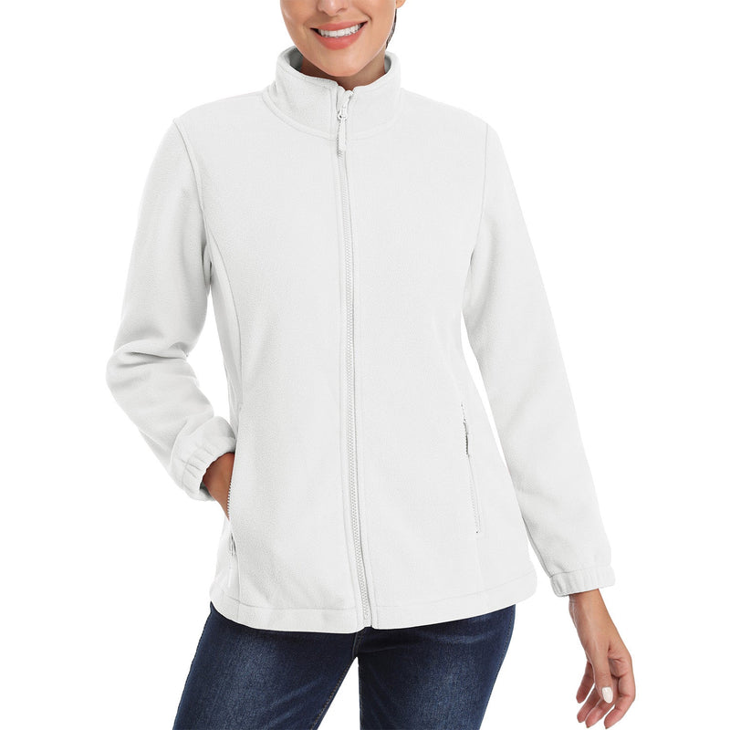 Women's Soft & Warm Fleece Zip-Up Jacket - Cozy Winter Coat for Ultimate Comfort