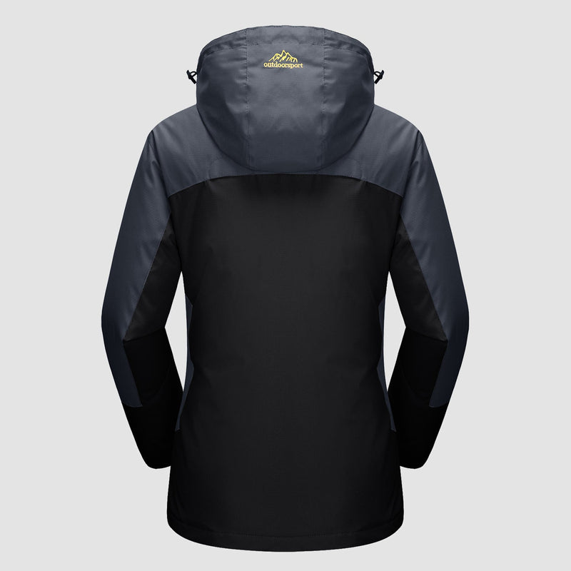 Women's 3-in-1 Waterproof Ski Jacket with Removable Fleece Liner - Versatile Winter Outerwear for Skiing & Outdoor Activities