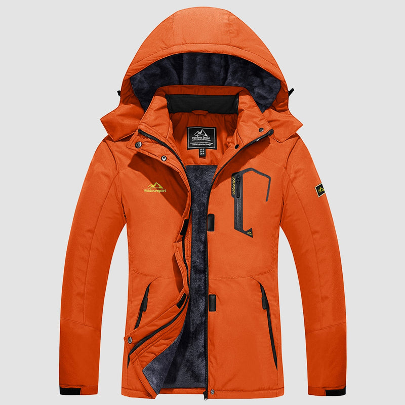 Women's Water-Resistant Fleece Ski Jacket - 4 Pocket Design for Ultimate Comfort and Convenience