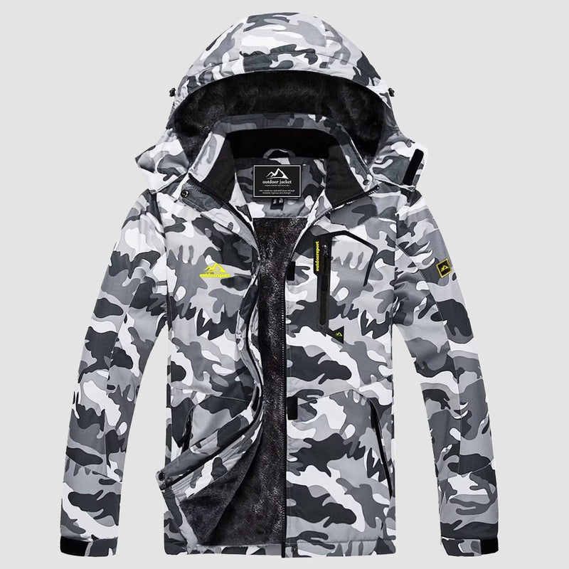 Women's Water-Resistant Fleece Ski Jacket - 4 Pocket Design for Ultimate Comfort and Convenience
