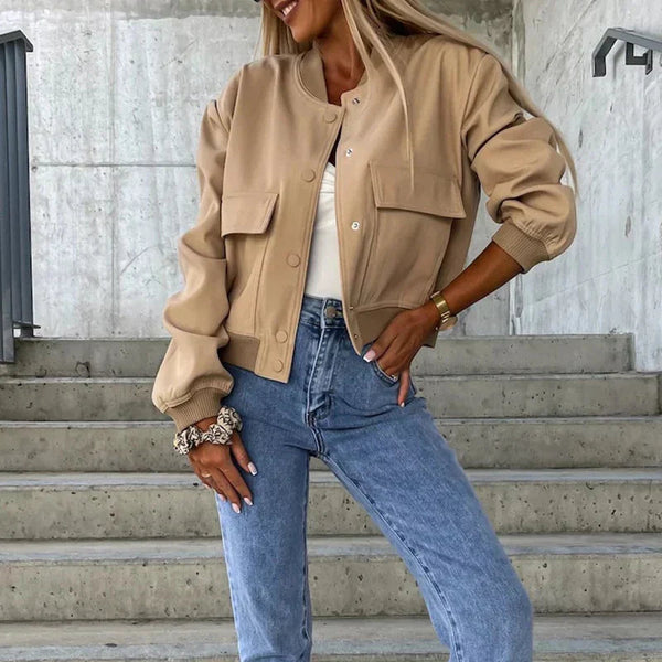 Trendy Women's Casual Jacket - Stylish Lightweight Outerwear for Everyday Wear