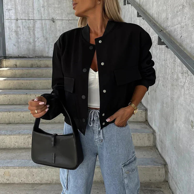 Trendy Women's Casual Jacket - Stylish Lightweight Outerwear for Everyday Wear
