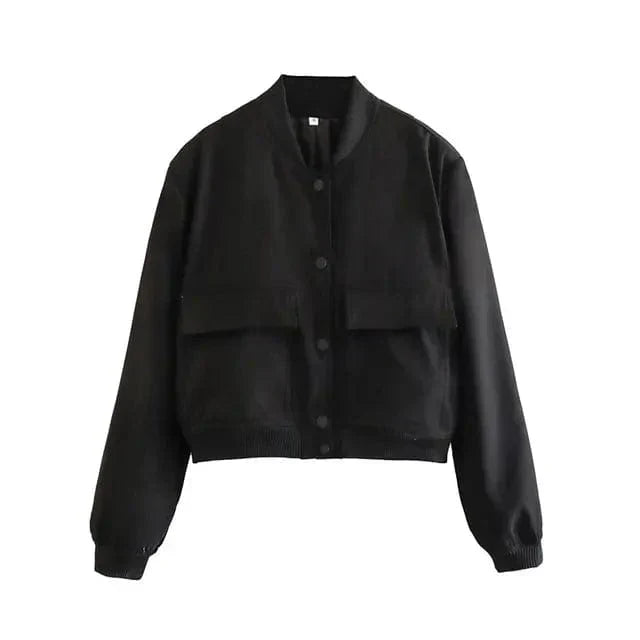Stylish Women's Tweed Overshirt with Pockets - Perfect for Layering & Everyday Wear