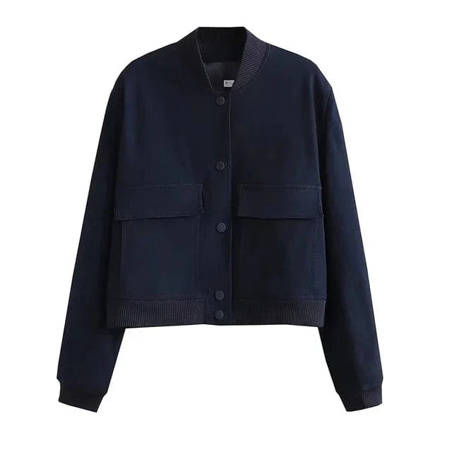 Stylish Women's Tweed Overshirt with Pockets - Perfect for Layering & Everyday Wear