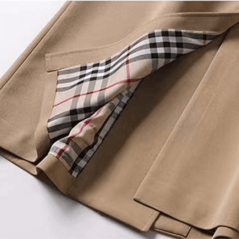 Women's Classic Double-Breasted Trench Coat - Stylish & Timeless Outerwear for All Seasons
