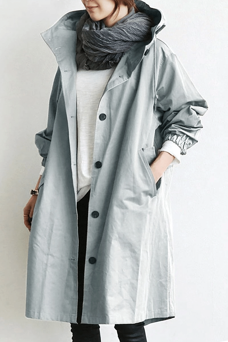 Stella Women's Oversized Windbreaker Jacket - Lightweight, Stylish & Comfortable Outdoor Wear