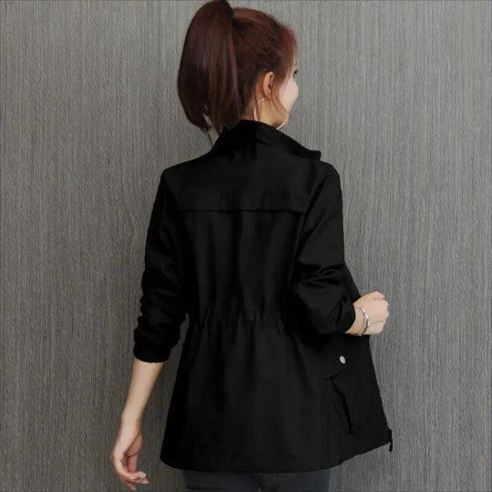 Stylish Women's Lightweight Trench Coat - Perfect for All Seasons, Water-Resistant, and Versatile Outerwear