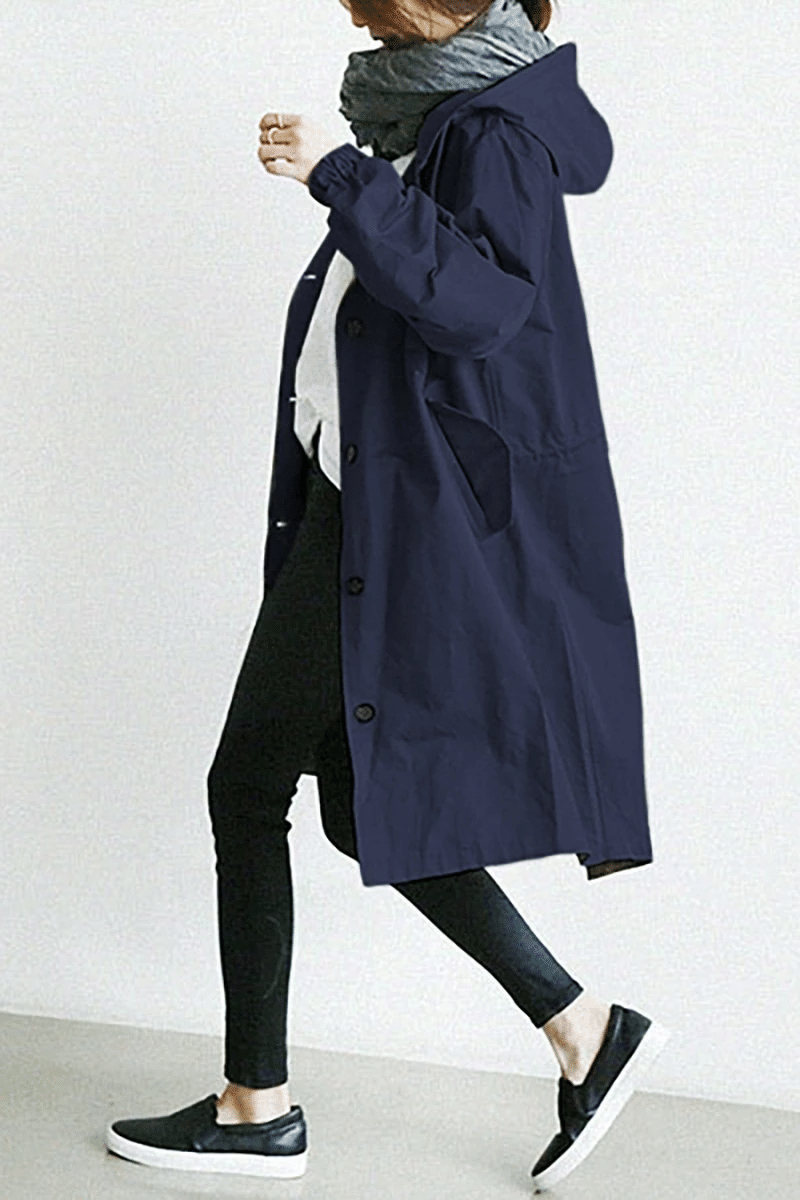 Stella Women's Oversized Windbreaker Jacket - Lightweight, Stylish & Comfortable Outdoor Wear