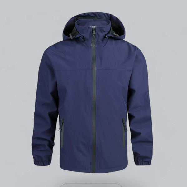 Men's Waterproof & Windproof Outdoor Jacket - Lightweight, Breathable, & Durable Weather Protection