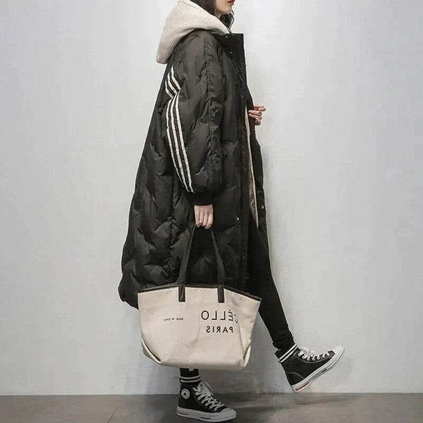 Tiril Women's Long Quilted Jacket - Stylish & Warm Outerwear for Cold Weather
