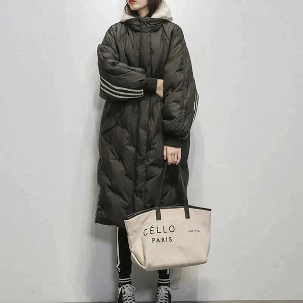 Tiril Women's Long Quilted Jacket - Stylish & Warm Outerwear for Cold Weather