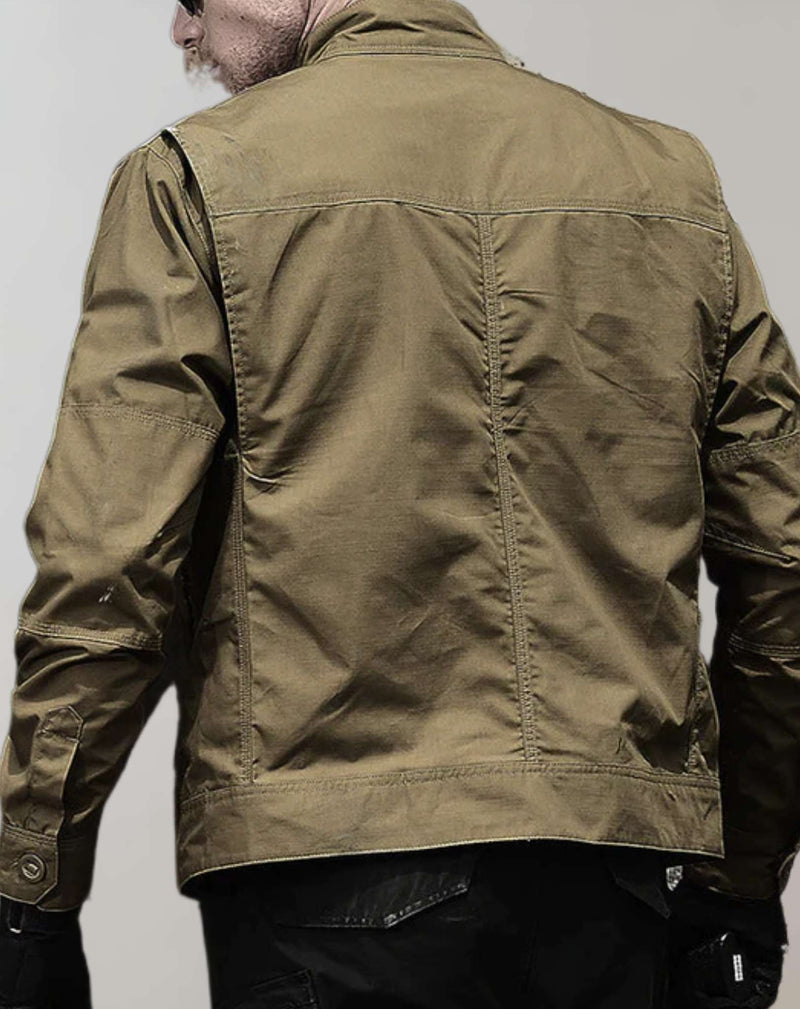 Men's Stylish Cotton Summer Jacket - Lightweight & Comfortable Outerwear for Warm Weather