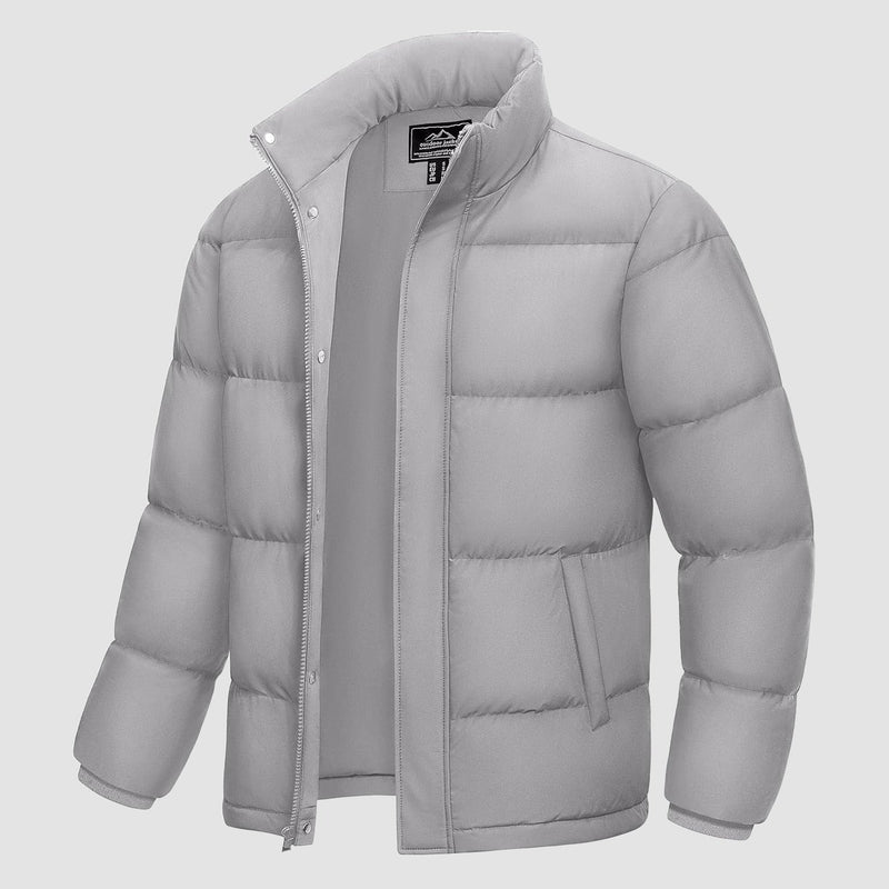 Men's Water-Resistant & Windproof Warm Down Puffer Jacket - Ultimate Winter Insulation