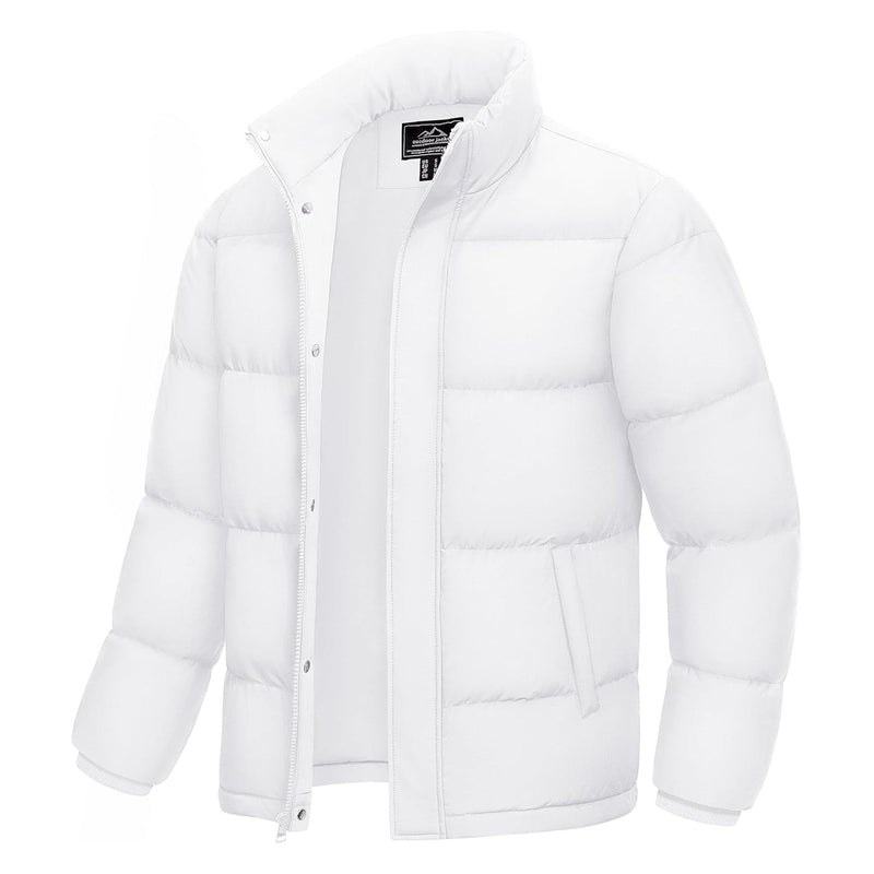 Men's Water-Resistant & Windproof Warm Down Puffer Jacket - Ultimate Winter Insulation