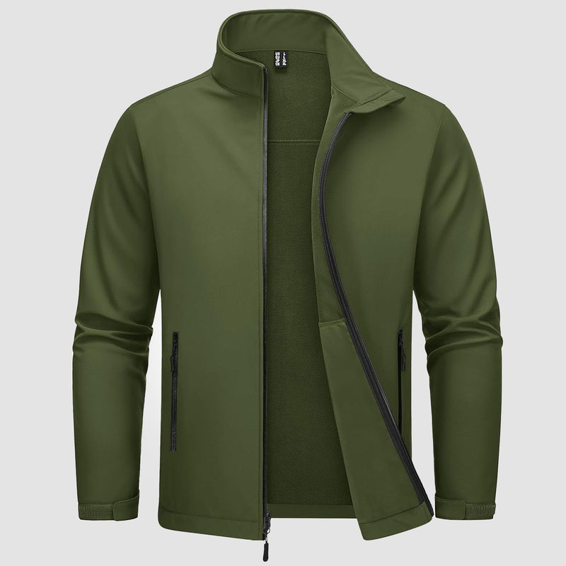 Men's Waterproof & Windproof Fleece-Lined Softshell Jacket - Ultimate Comfort & Protection
