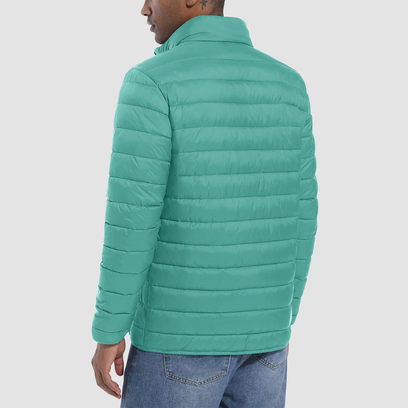 Men's Lightweight Water-Repellent Puffer Jacket - Stylish Winter Coat for Ultimate Warmth and Comfort