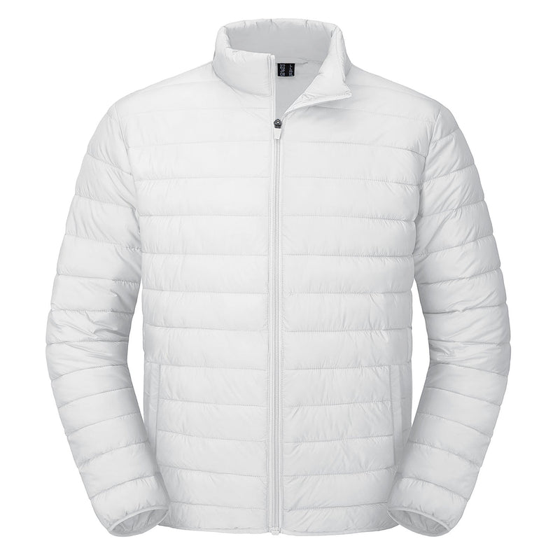 Men's Lightweight Water-Repellent Puffer Jacket - Stylish Winter Coat for Ultimate Warmth and Comfort