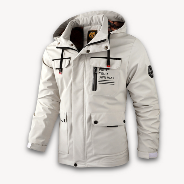 Men's Waterproof Hooded Summer Jacket - Lightweight, Breathable, Available in 4 Colors