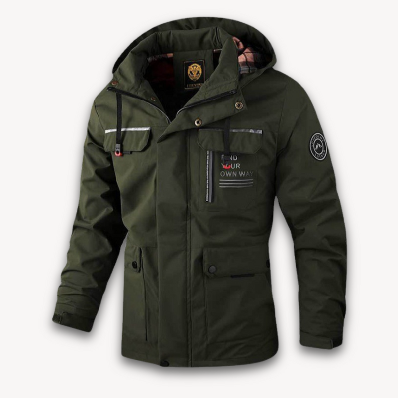 Men's Waterproof Hooded Summer Jacket - Lightweight, Breathable, Available in 4 Colors