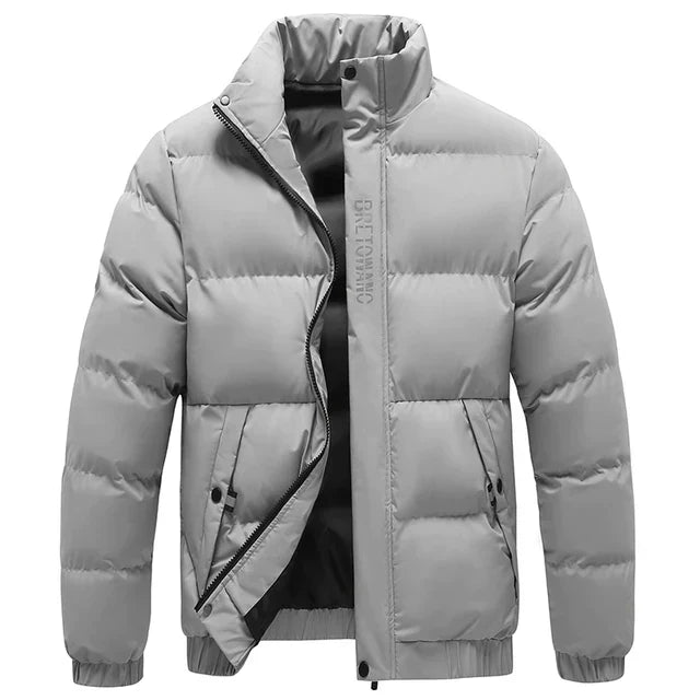 Men's Sharkskin Winter Jacket - Stylish, Warm & Weather-Resistant Outerwear