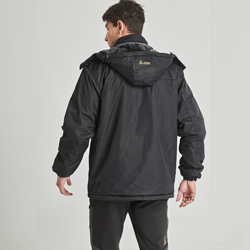 Men's Water-Repellent Winter Ski Jacket with Fleece Lining - Insulated, Breathable, and Stylish Outerwear for Cold Weather Adventures