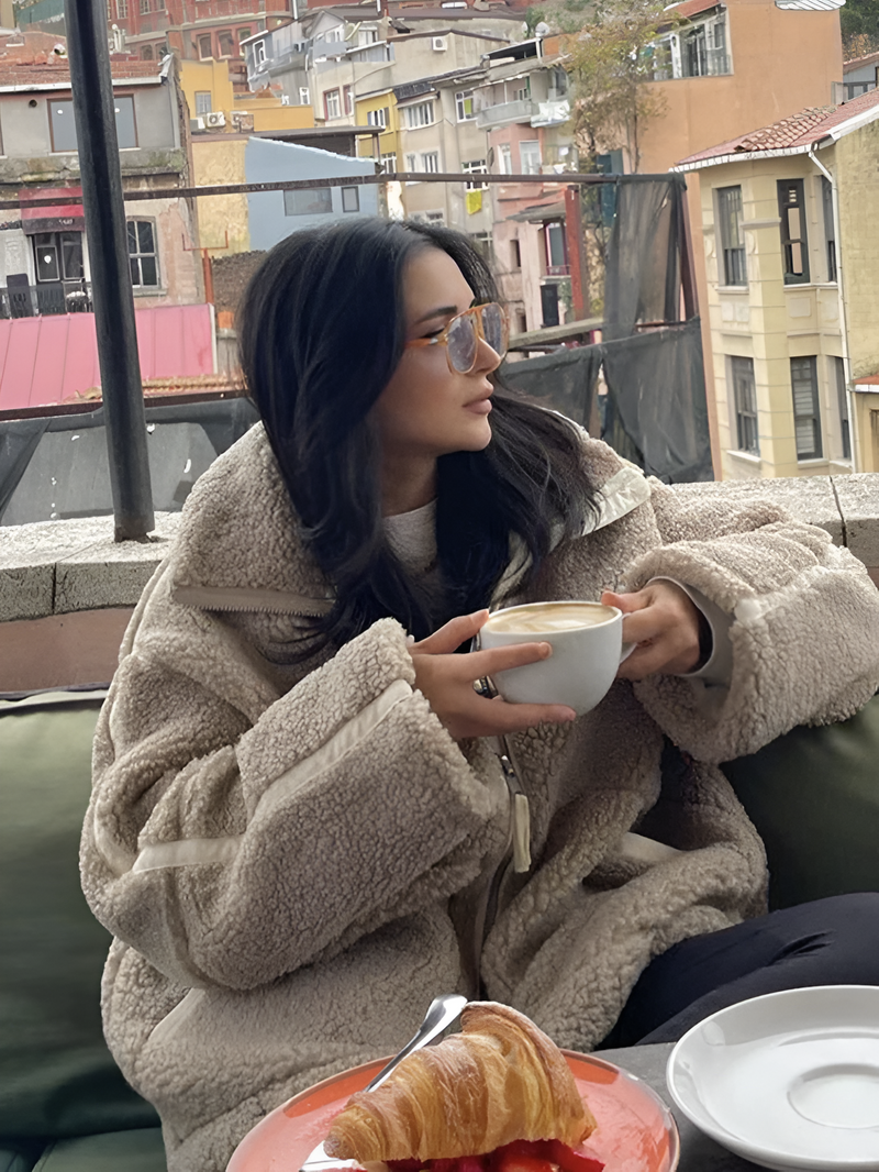 Patra Women's Teddy Jacket - Cozy & Stylish Fleece Outerwear for Ultimate Comfort