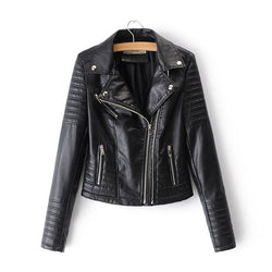 Avencea Women's Biker Leather Jacket - 2024 Edition | Stylish & Durable Motorcycle Jacket for Women