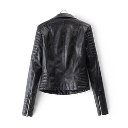 Avencea Women's Biker Leather Jacket - 2024 Edition | Stylish & Durable Motorcycle Jacket for Women