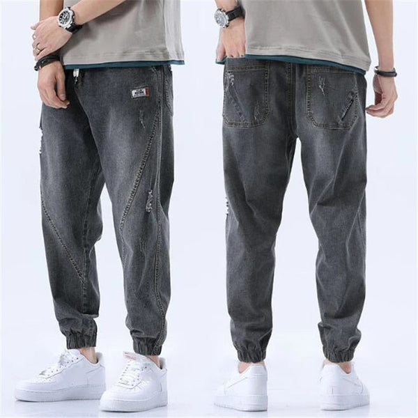 Men's Cool Elastic Trousers - Comfortable Stretch Fit Pants for Casual and Active Wear