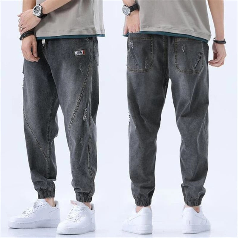 Men's Cool Elastic Trousers - Comfortable Stretch Fit Pants for Casual and Active Wear