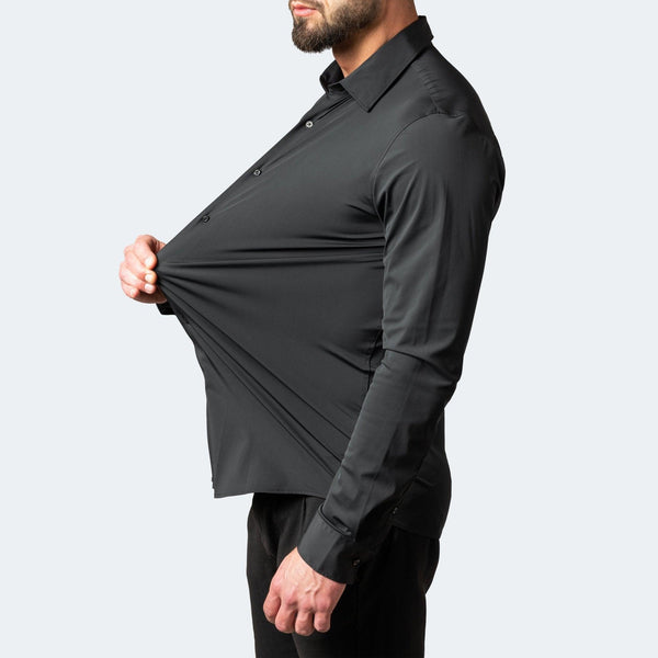 Men's Non-Iron Stretch Dress Shirt - Wrinkle-Free, Comfortable Fit, Perfect for Work & Formal Events