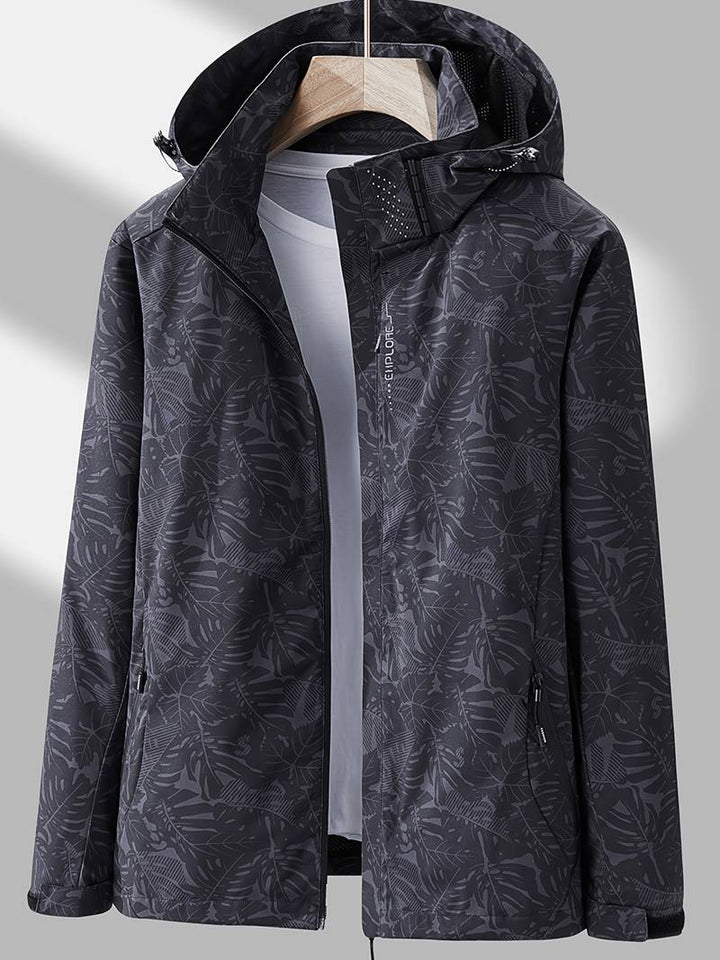 Women's Stylish Lightweight Waterproof Windproof Hooded Jacket - Perfect for Outdoor Adventures