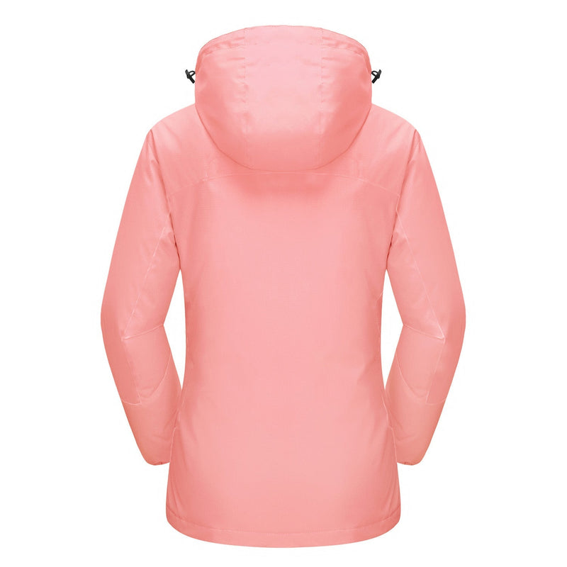 Women's 3-in-1 Waterproof Ski Jacket with Removable Fleece Liner - Versatile Winter Outerwear for Skiing & Outdoor Activities
