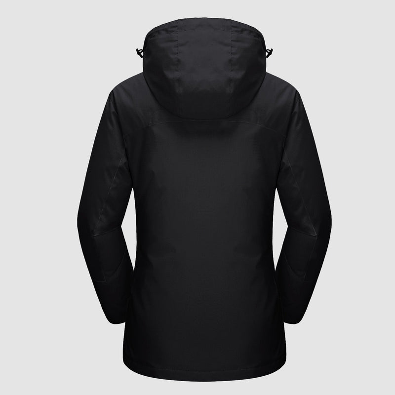 Women's 3-in-1 Waterproof Ski Jacket with Removable Fleece Liner - Versatile Winter Outerwear for Skiing & Outdoor Activities