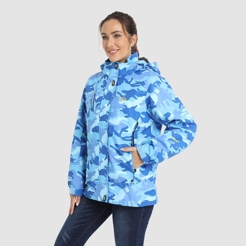 Women's 3-in-1 Waterproof Ski Jacket with Removable Fleece Liner - Versatile Winter Outerwear for Skiing & Outdoor Activities