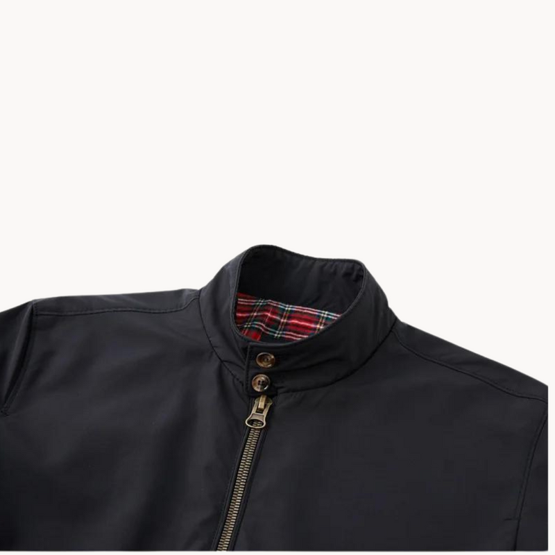 Men's Camden Heritage Tartan Lined Harrington Jacket - Classic Style & Comfort