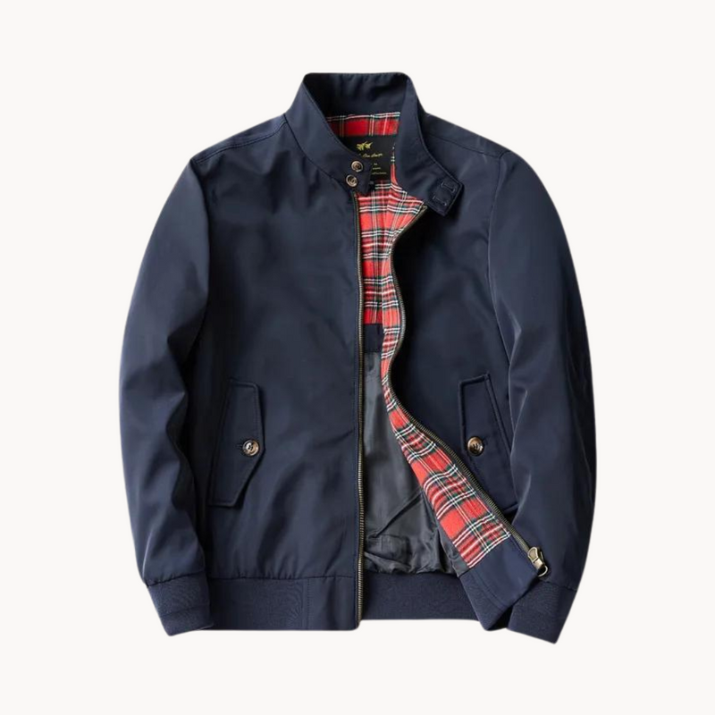 Men's Camden Heritage Tartan Lined Harrington Jacket - Classic Style & Comfort