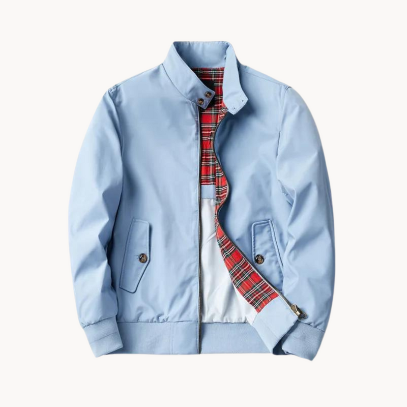 Men's Camden Heritage Tartan Lined Harrington Jacket - Classic Style & Comfort