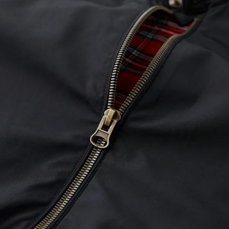Men's Camden Heritage Tartan Lined Harrington Jacket - Classic Style & Comfort