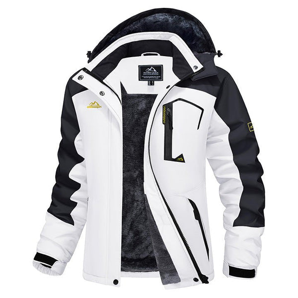 Women's Water-Resistant Fleece Ski Jacket - 4 Pocket Design for Ultimate Comfort and Convenience