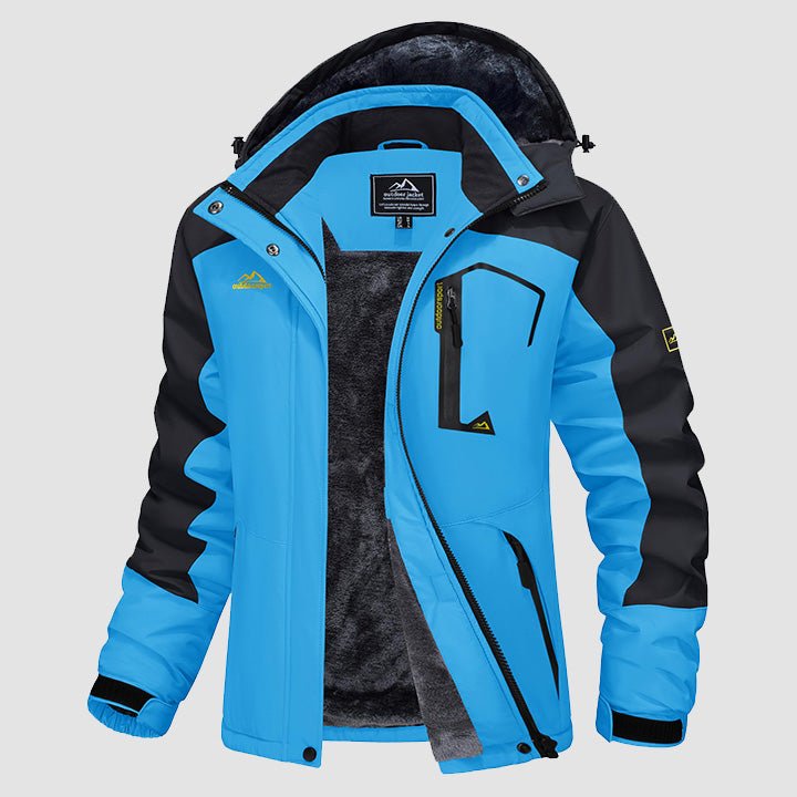 Women's Water-Resistant Fleece Ski Jacket - 4 Pocket Design for Ultimate Comfort and Convenience