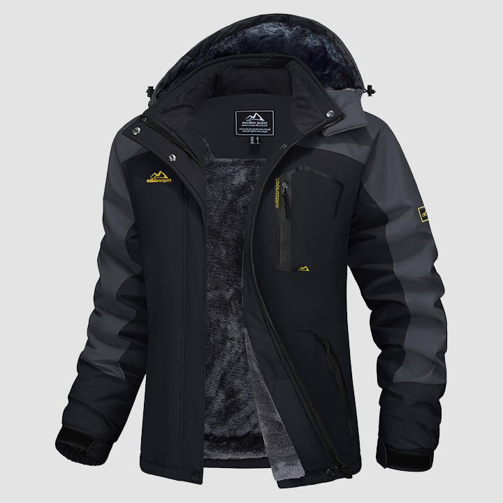 Women's Water-Resistant Fleece Ski Jacket - 4 Pocket Design for Ultimate Comfort and Convenience