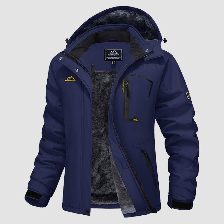 Women's Water-Resistant Fleece Ski Jacket - 4 Pocket Design for Ultimate Comfort and Convenience