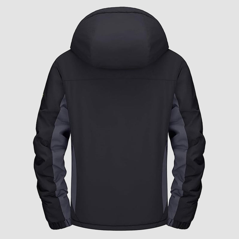 Women's Waterproof Fleece-Lined Ski Jacket with Adjustable Hood - Insulated Winter Outerwear for Cold Weather Adventures